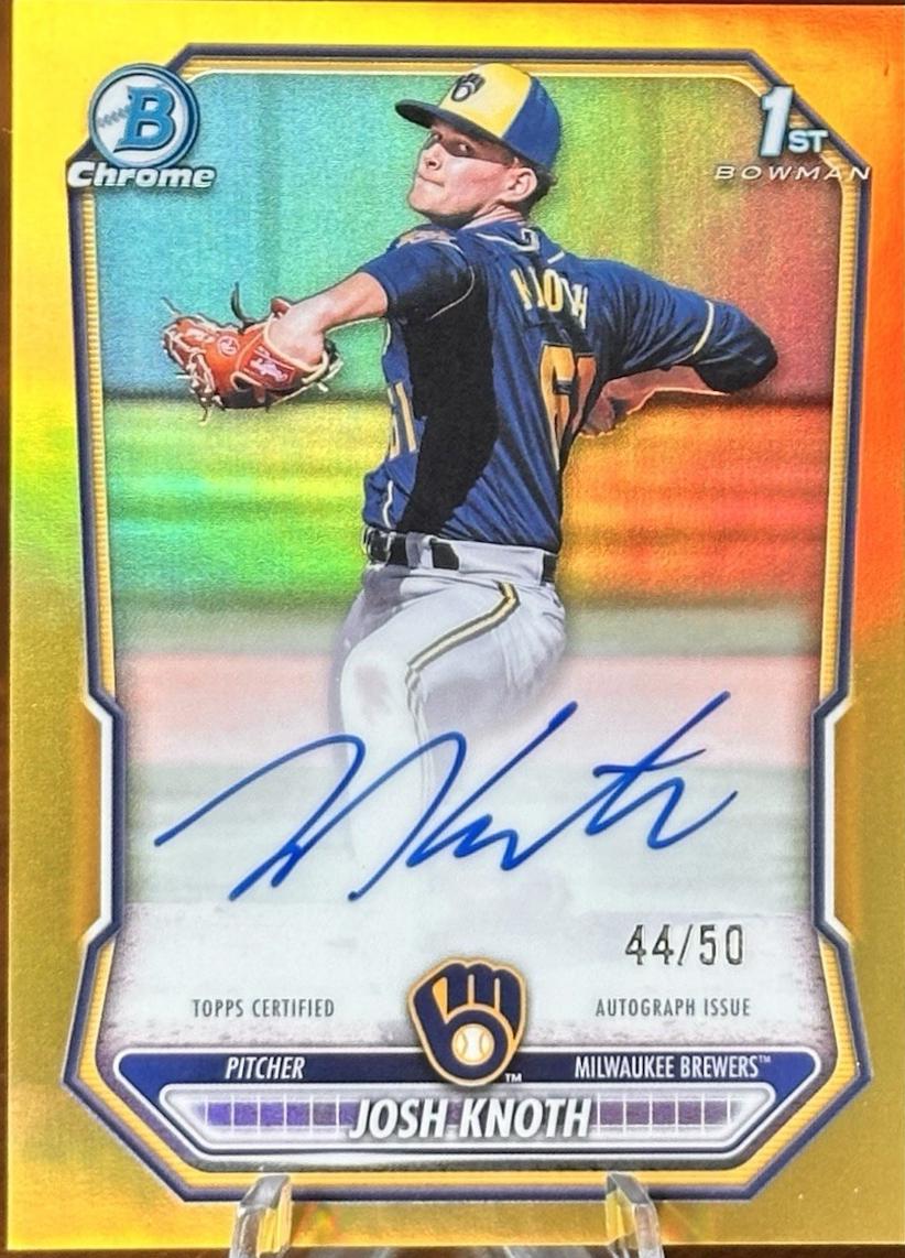 Josh Knoth [Gold Refractor] #CPA-JK