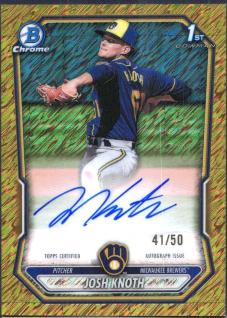 Josh Knoth [Gold Shimmer Refractor] #CPA-JK