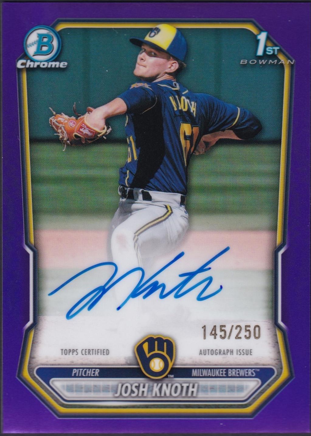 Josh Knoth [Purple Refractor] #CPA-JK
