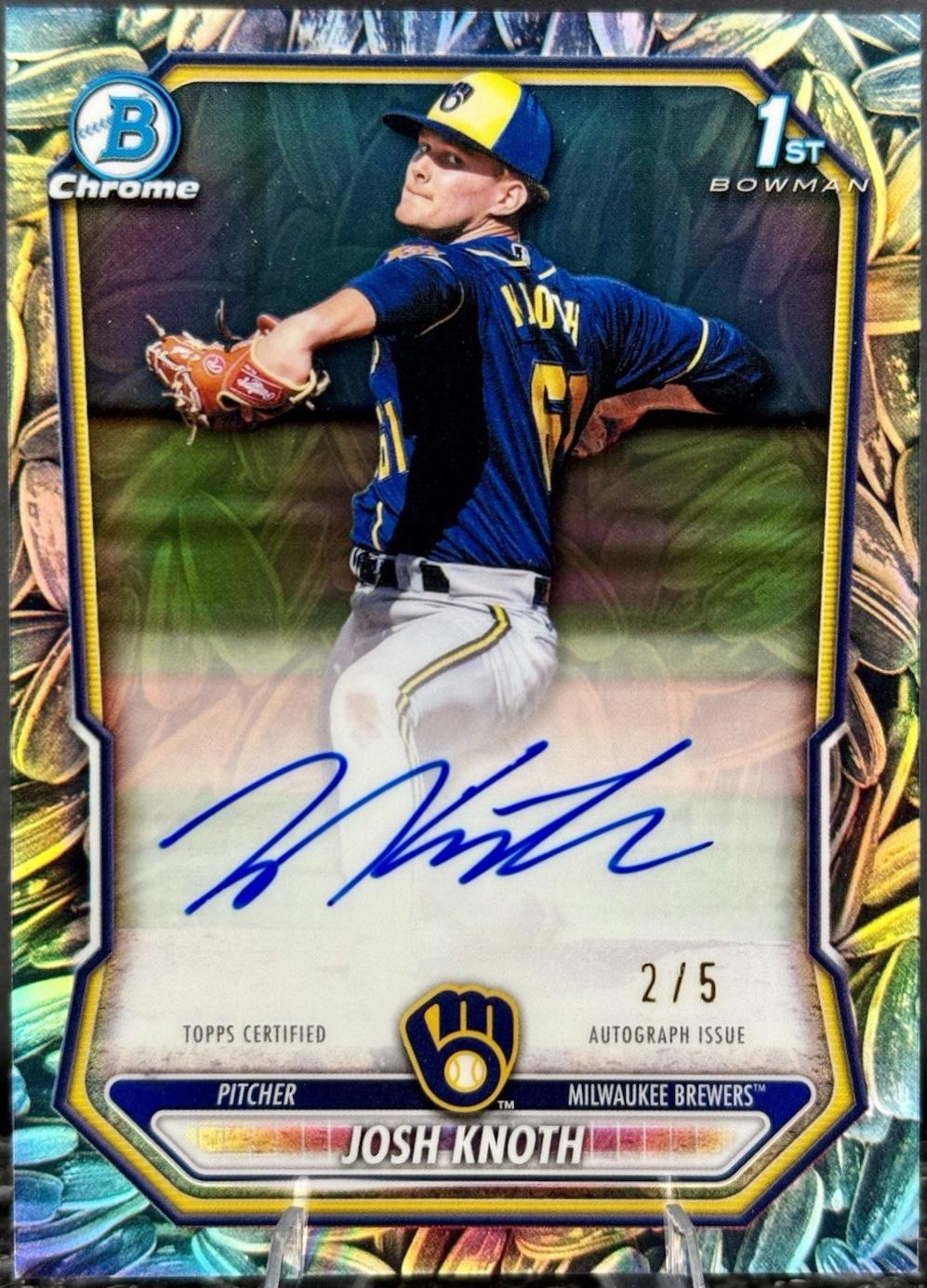 Josh Knoth [Sunflower Seeds Refractor] #CPA-JK