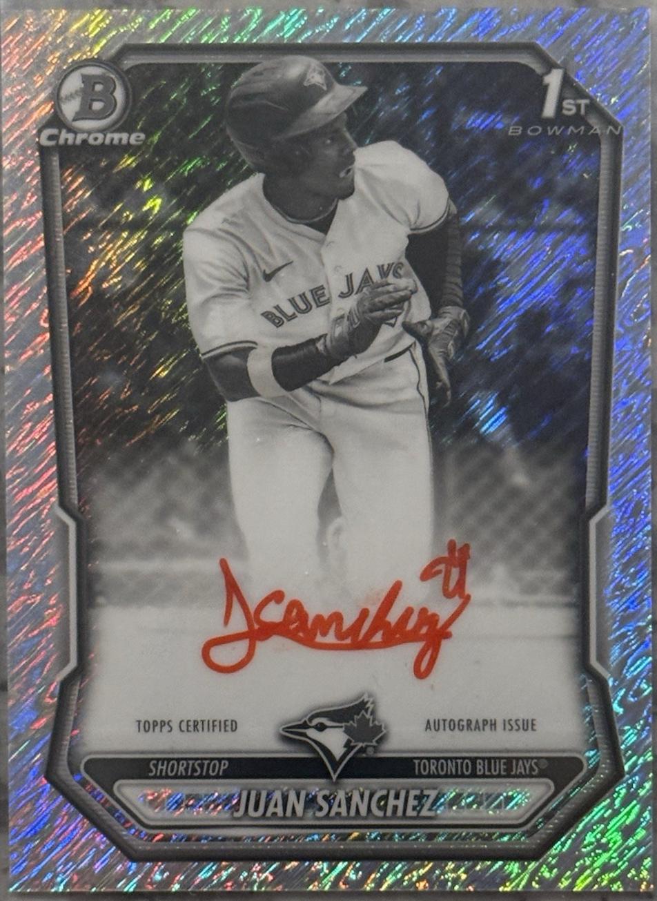 Juan Sanchez [Black White Shimmer Refractor] #CPA-JS