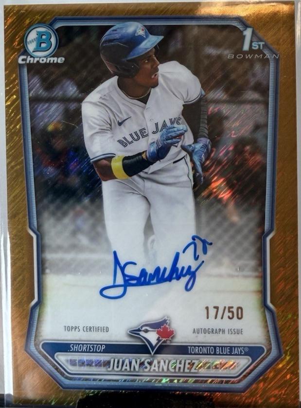 Juan Sanchez [Gold Shimmer Refractor] #CPA-JS