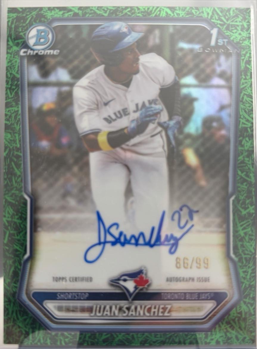 Juan Sanchez [Green Grass Refractor] #CPA-JS