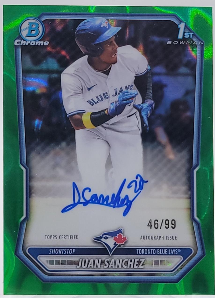 Juan Sanchez [Green Lava Refractor] #CPA-JS