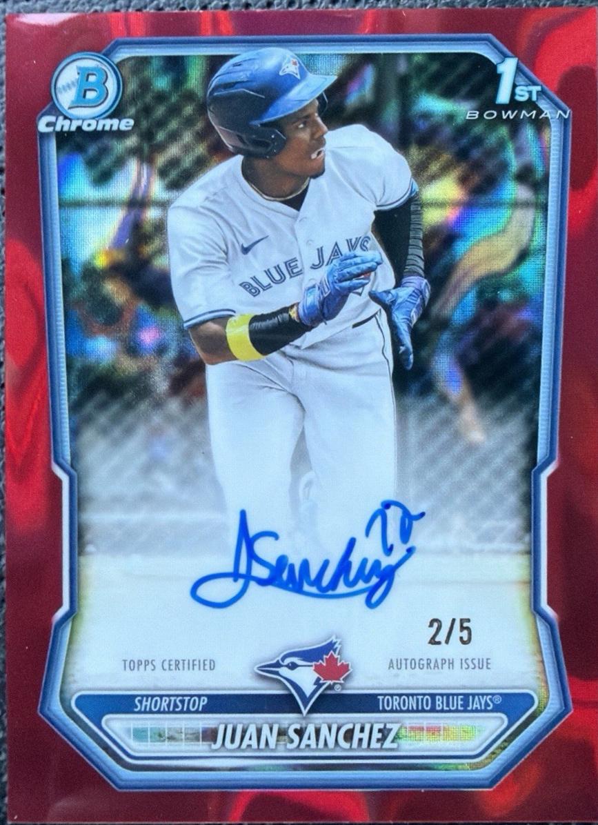 Juan Sanchez [Red Lava Refractor] #CPA-JS