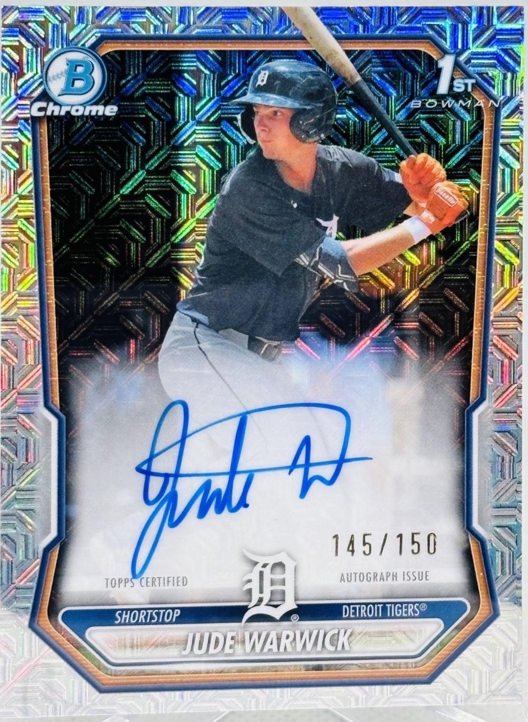 Jude Warwick [Blue Mojo Refractor] #CPA-JW