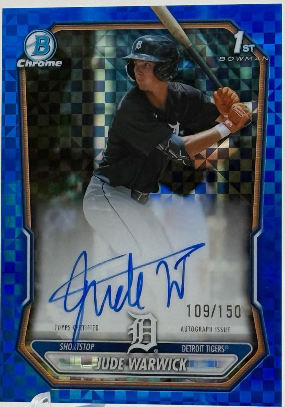 Jude Warwick [Blue Refractor] #CPA-JW