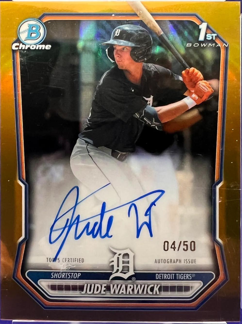 Jude Warwick [Gold Refractor] #CPA-JW