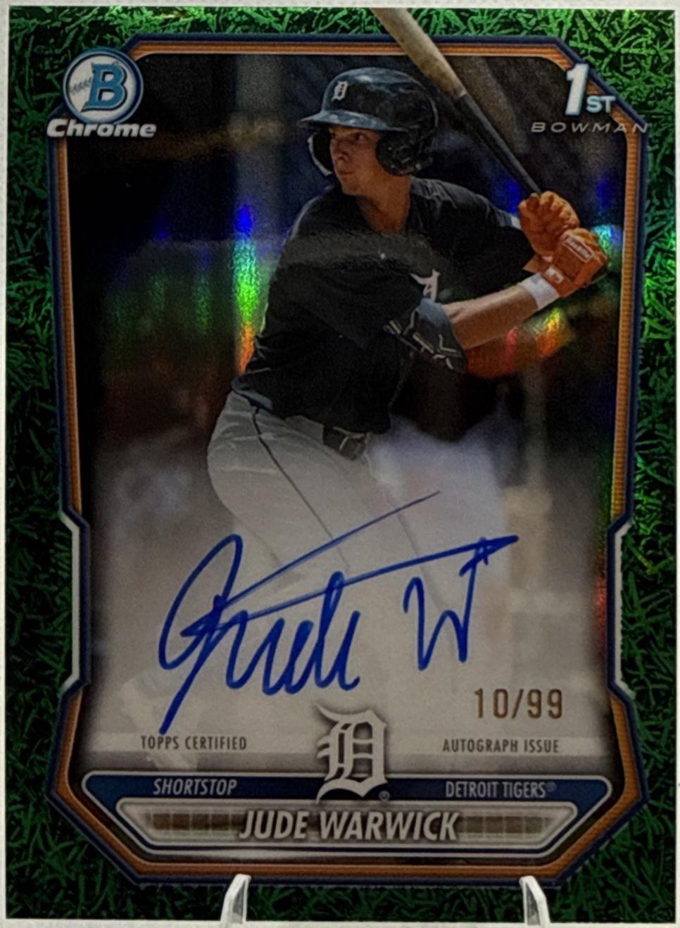 Jude Warwick [Green Grass Refractor] #CPA-JW