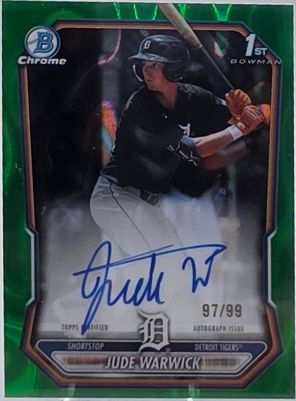 Jude Warwick [Green Lava Refractor] #CPA-JW
