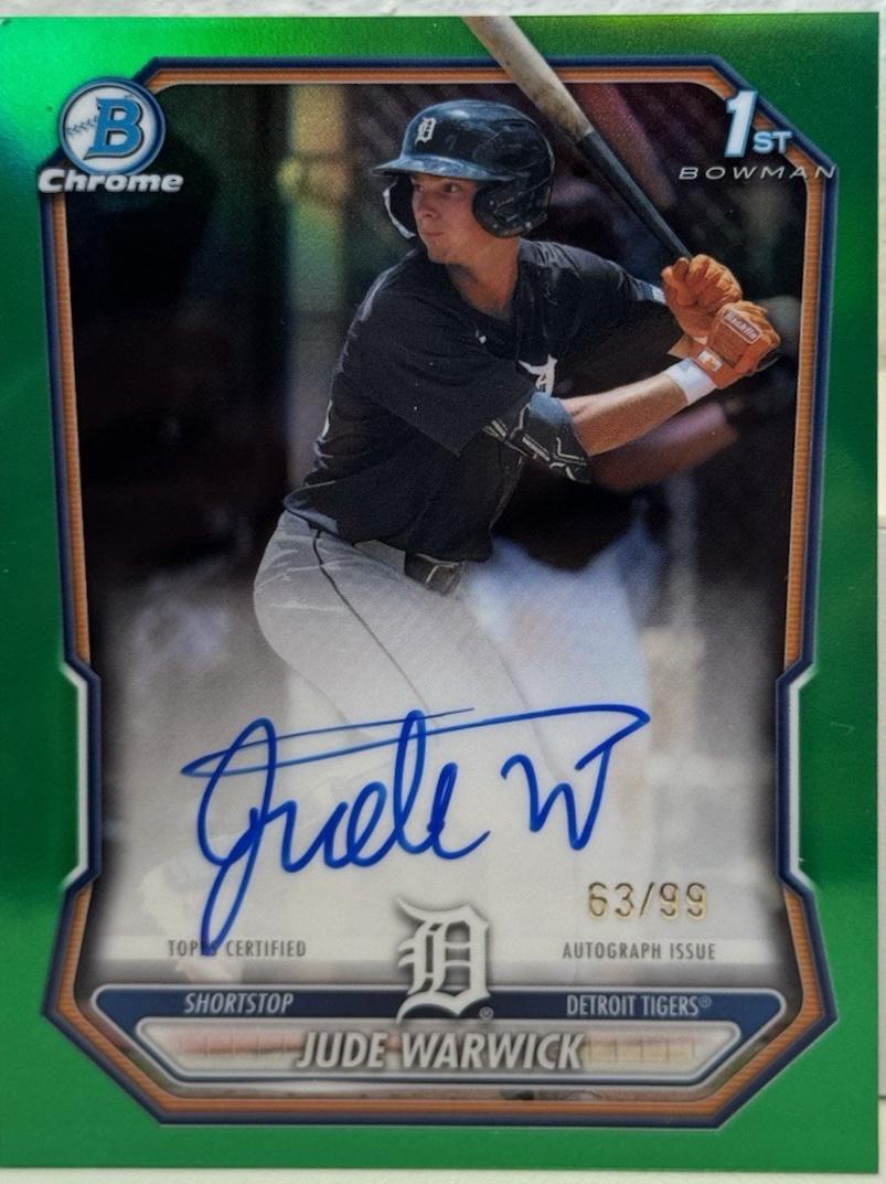 Jude Warwick [Green Refractor] #CPA-JW