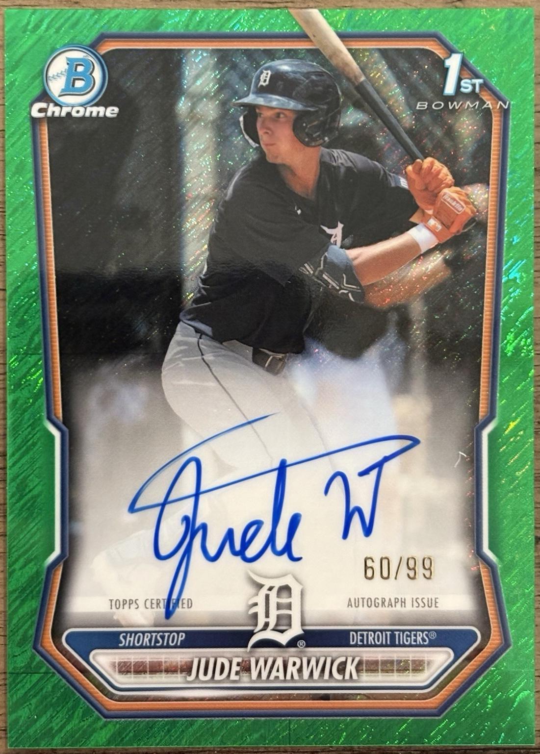 Jude Warwick [Green Shimmer Refractor] #CPA-JW