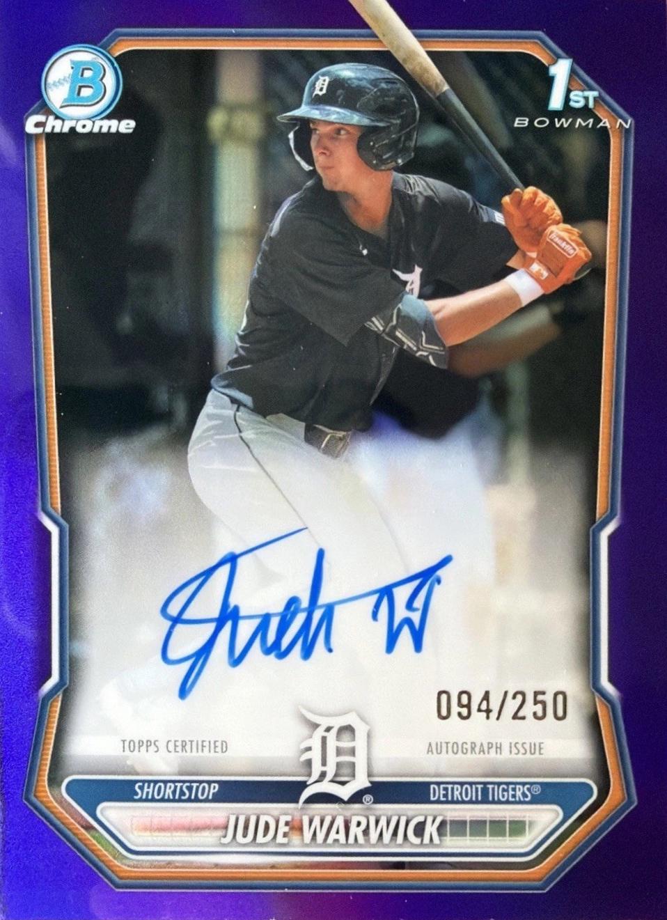 Jude Warwick [Purple Refractor] #CPA-JW