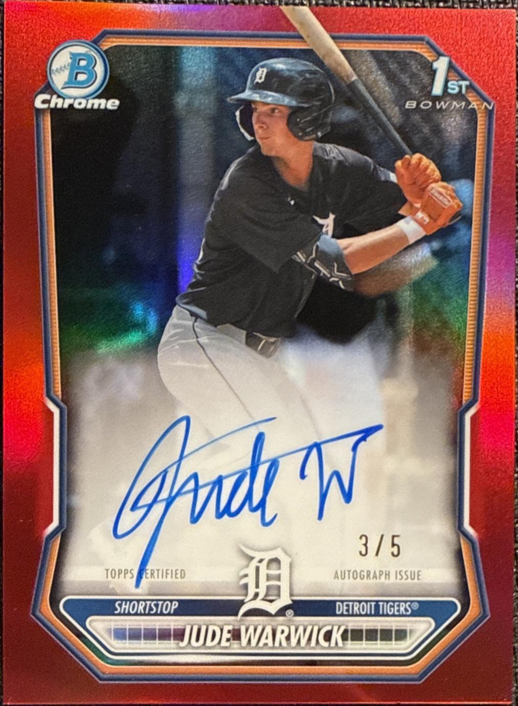 Jude Warwick [Red Refractor] #CPA-JW