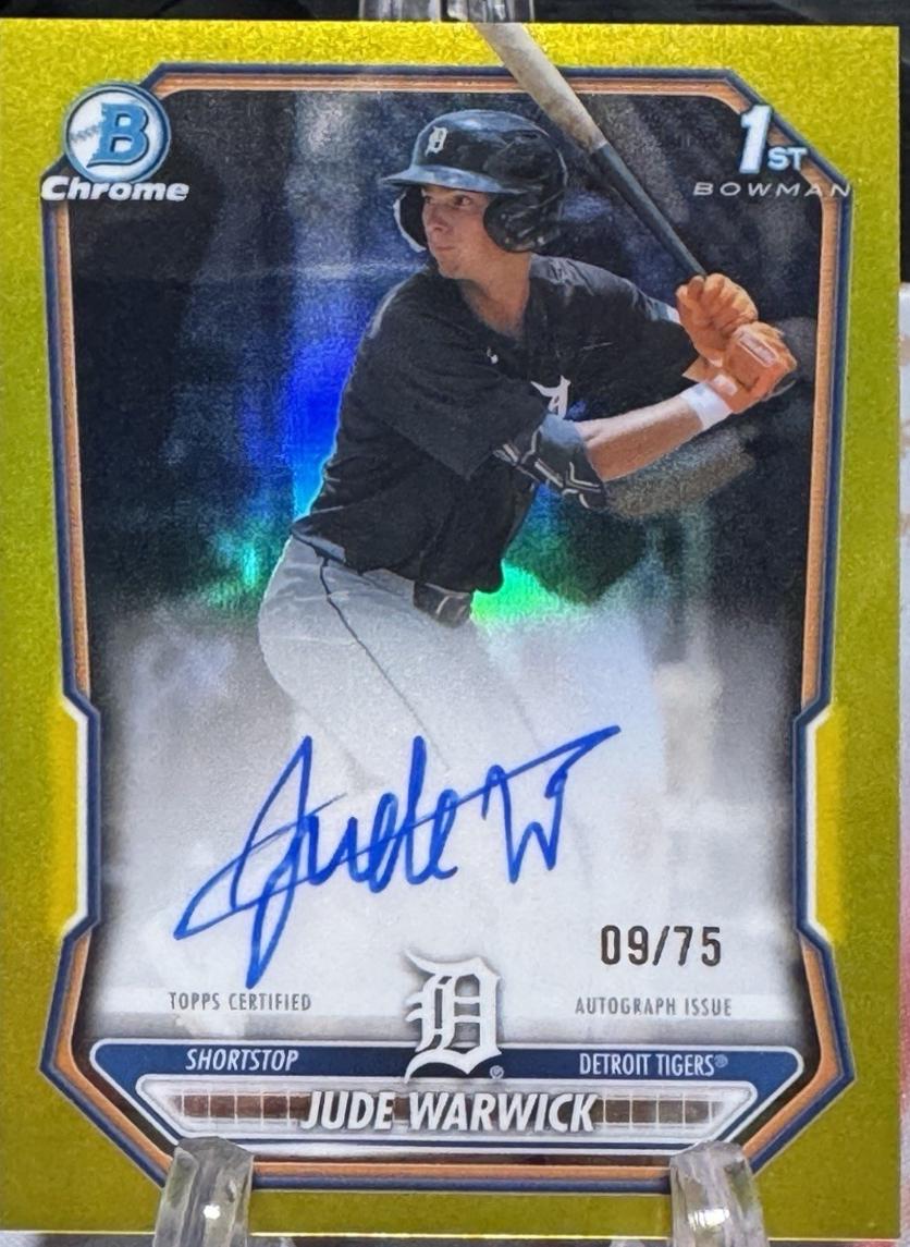 Jude Warwick [Yellow Refractor] #CPA-JW