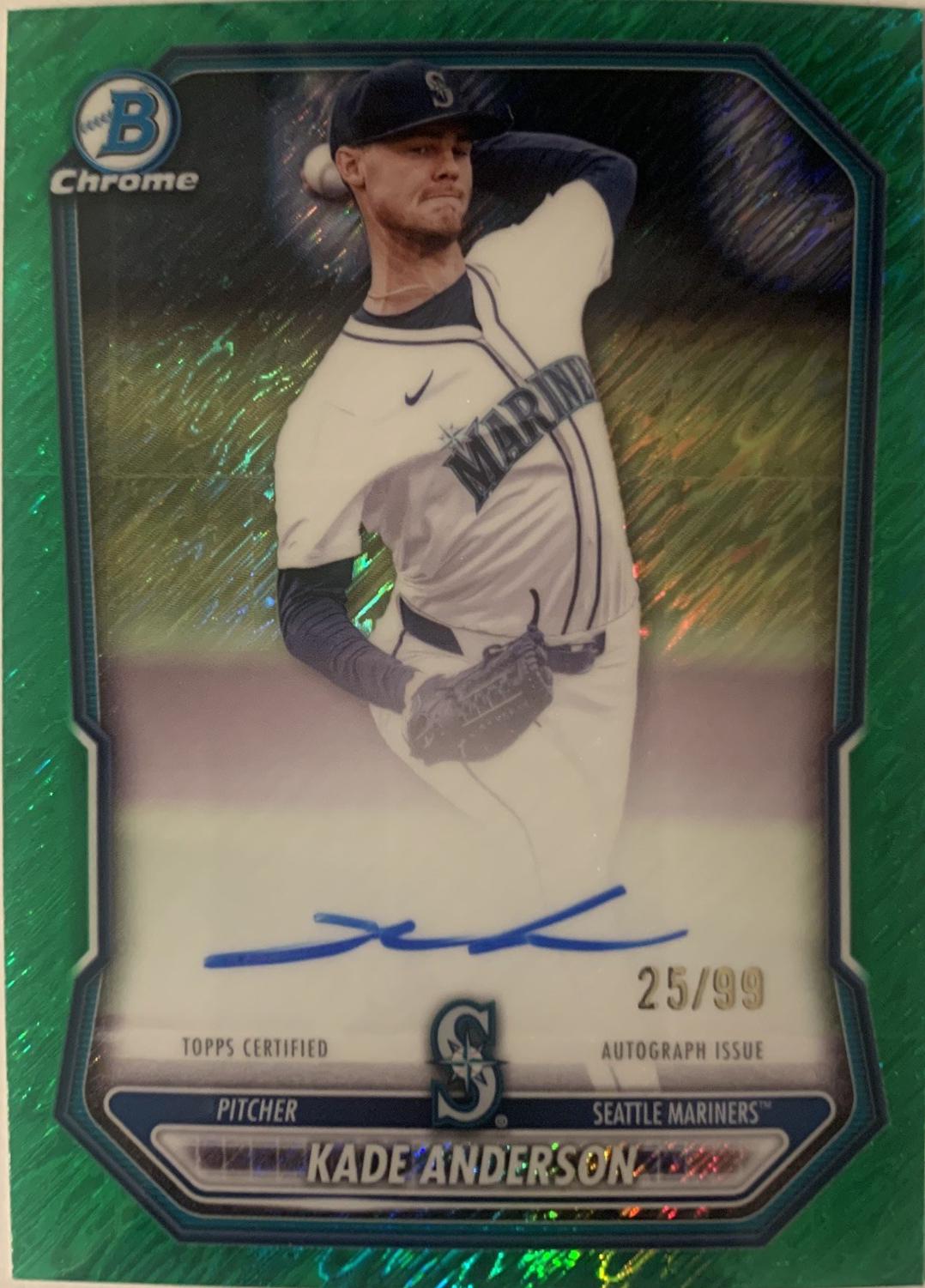 Kade Anderson [Green Shimmer Refractor] #CPA-KAN