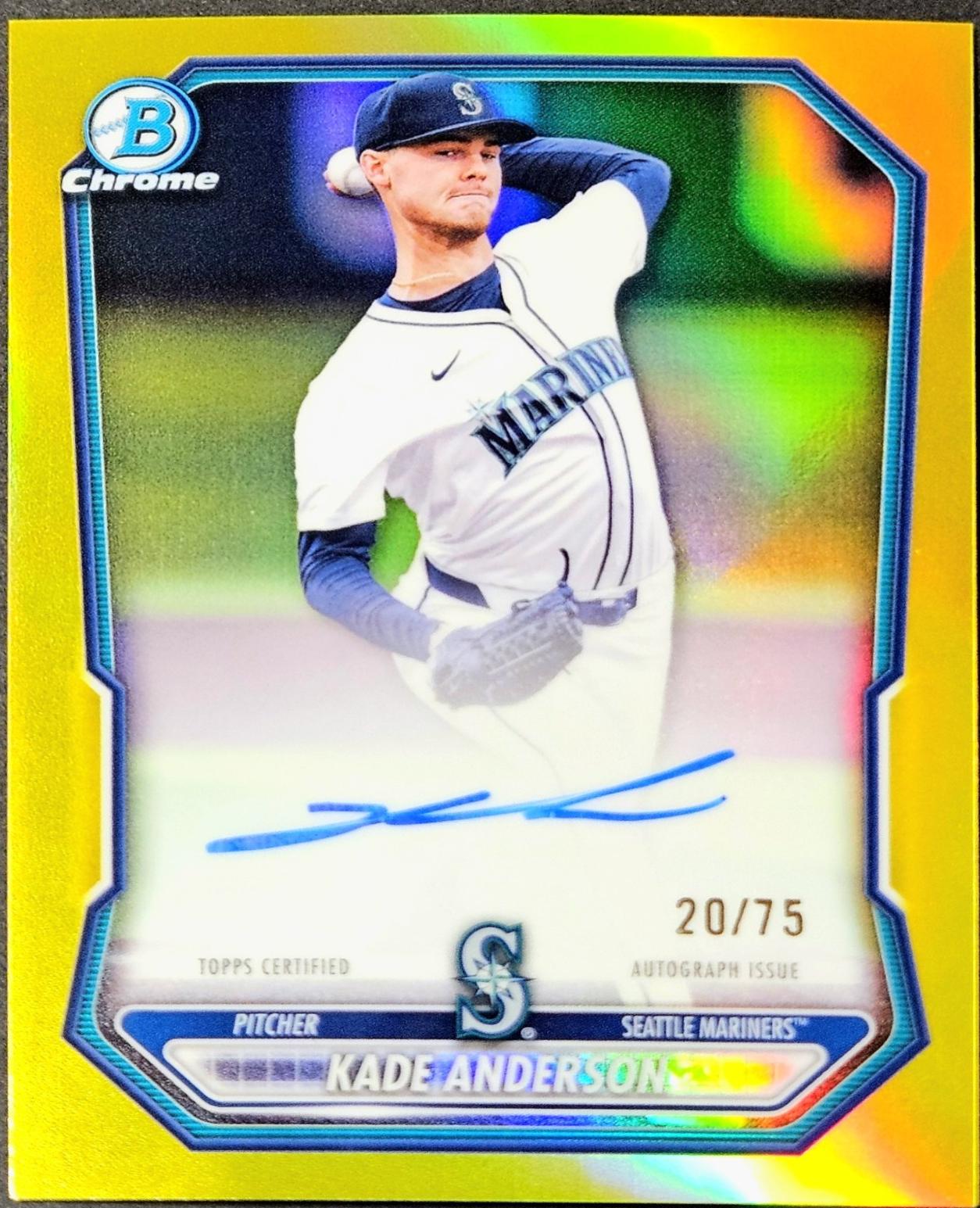 Kade Anderson [Yellow Refractor] #CPA-KAN