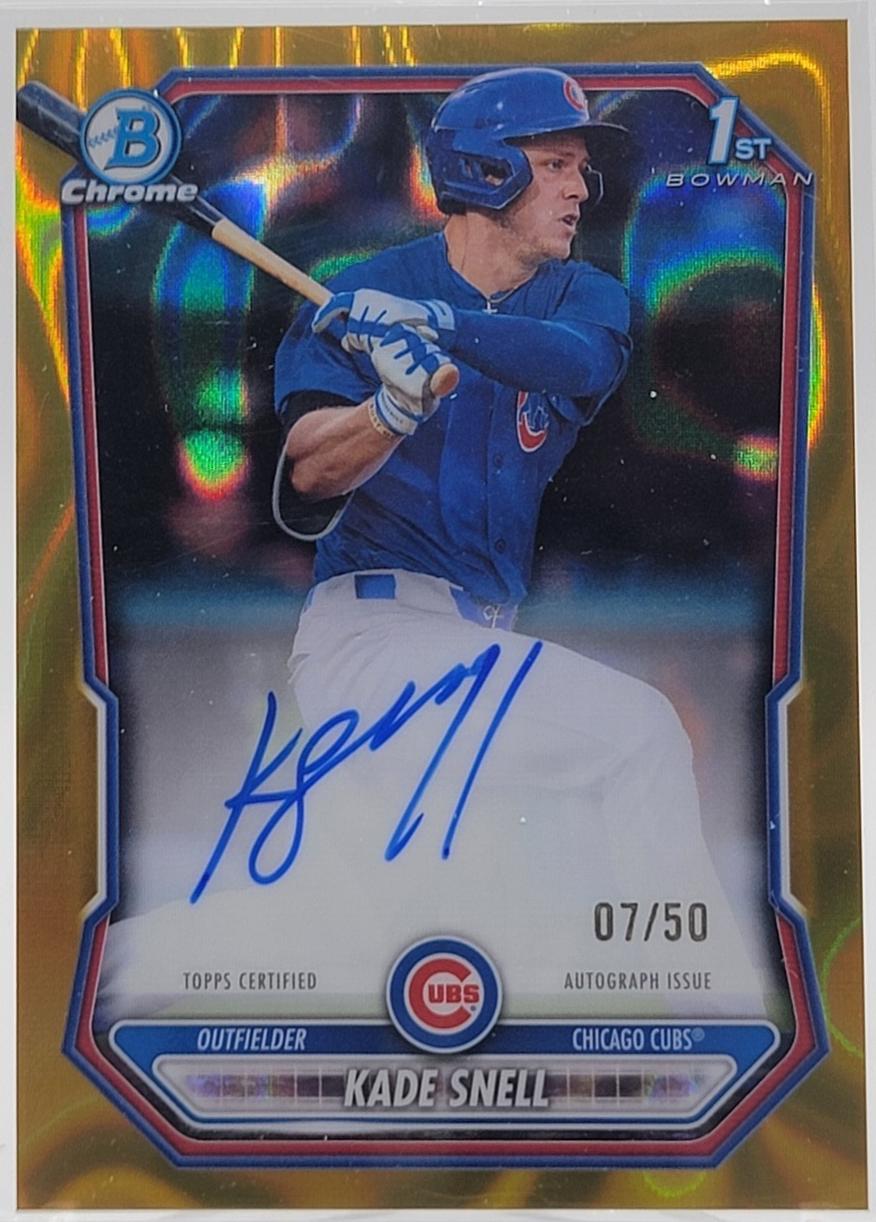 Kade Snell [Gold Lava Refractor] #CPA-KSN