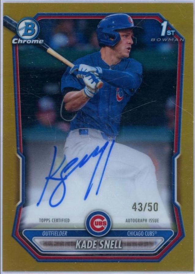 Kade Snell [Gold Refractor] #CPA-KSN