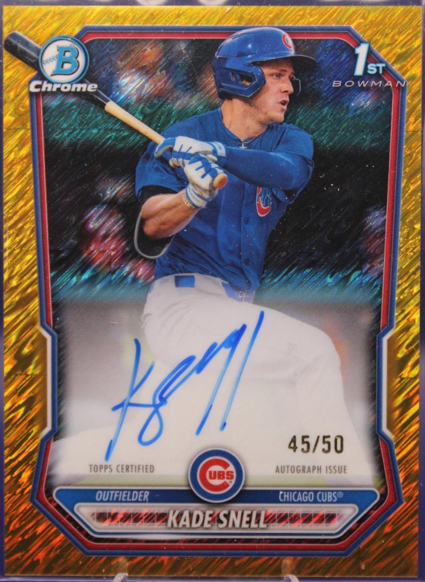 Kade Snell [Gold Shimmer Refractor] #CPA-KSN