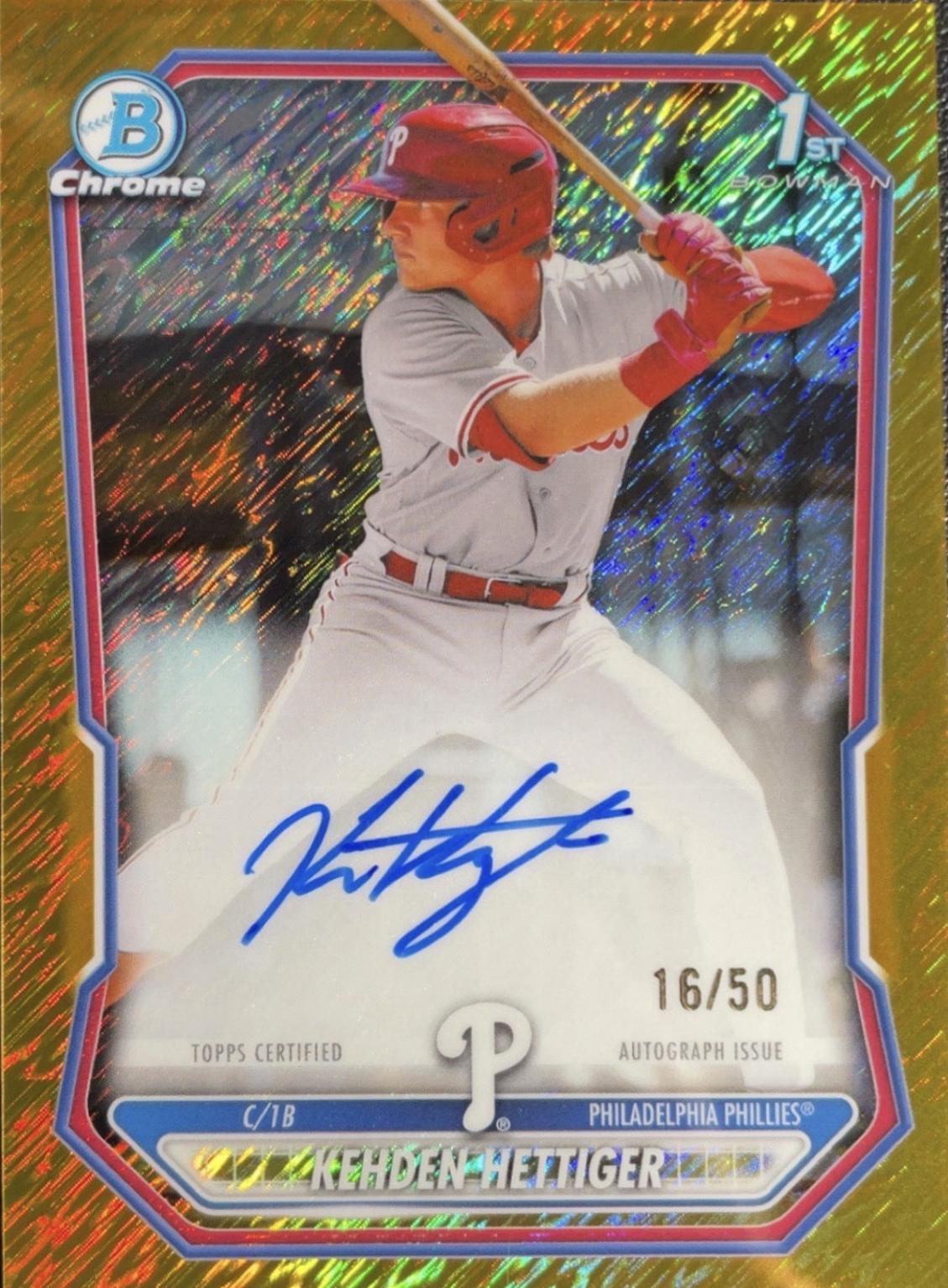 Kehden Hettiger [Gold Shimmer Refractor] #CPA-KHE