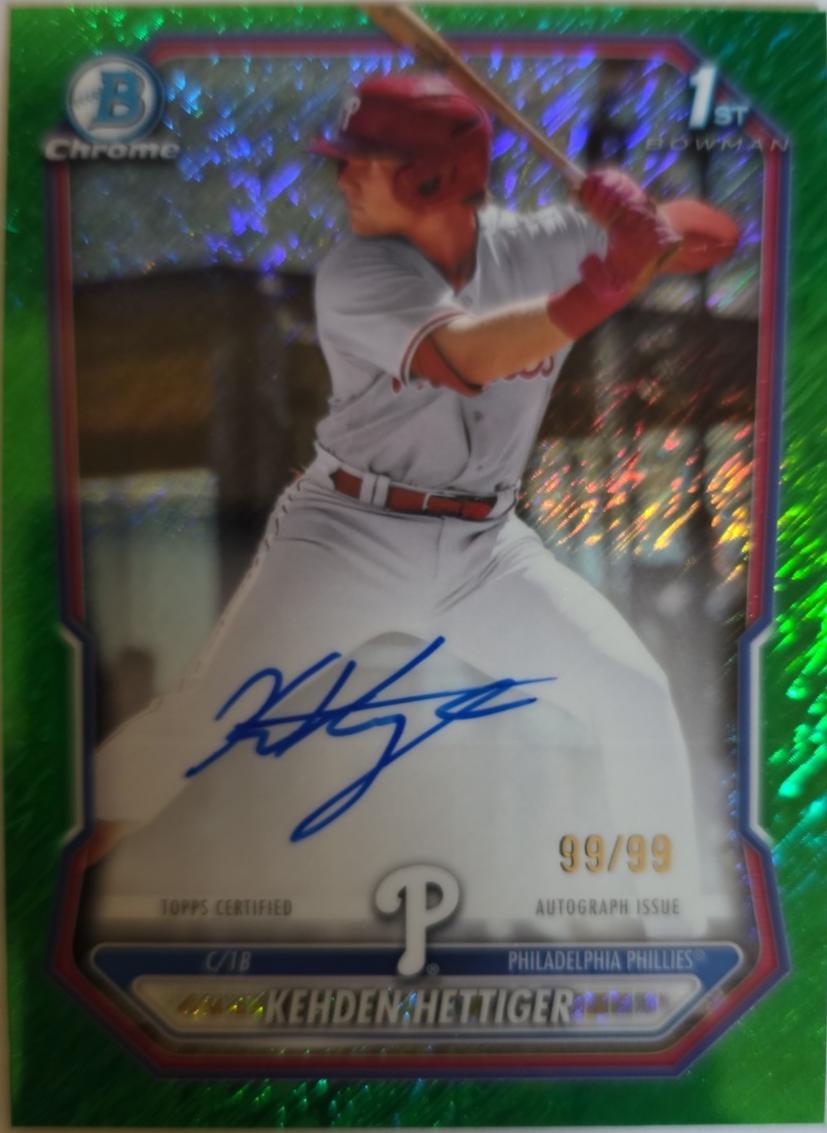 Kehden Hettiger [Green Shimmer Refractor] #CPA-KHE