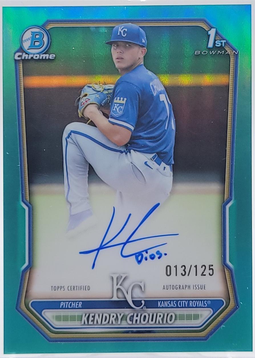Kendry Chourio [Aqua Refractor] #CPA-KC