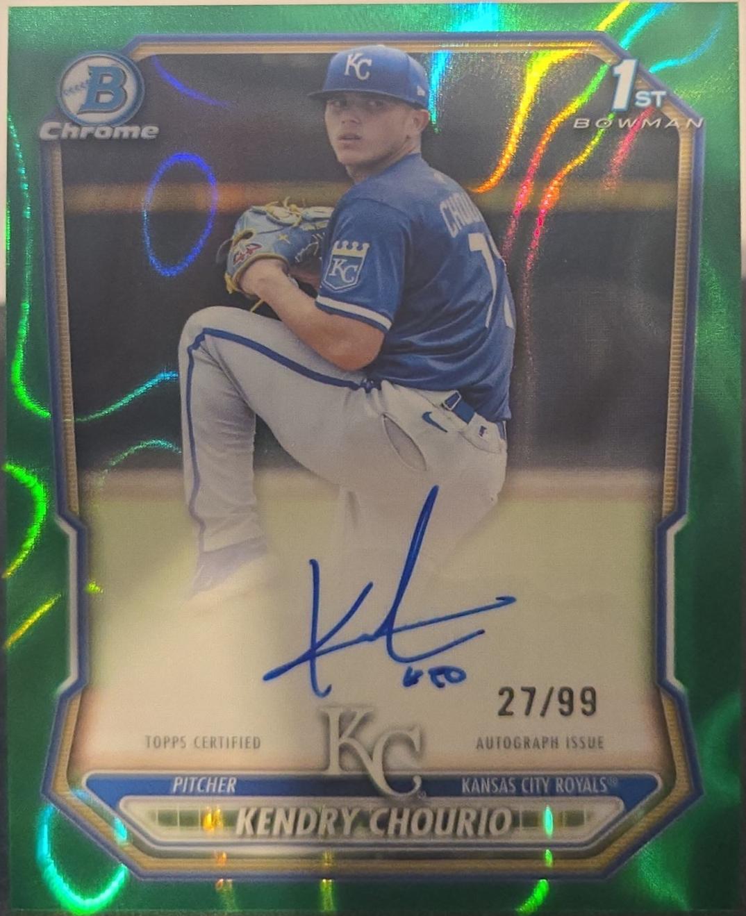 Kendry Chourio [Green Lava Refractor] #CPA-KC