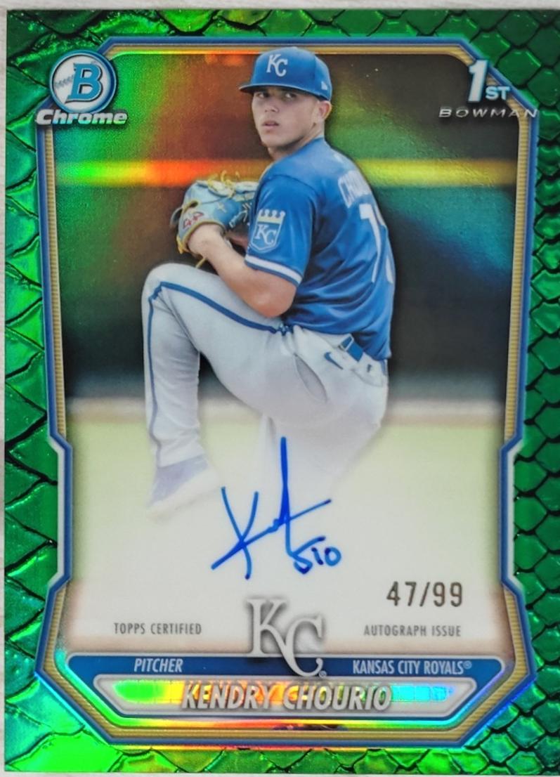 Kendry Chourio [Green Reptilian Refractor] #CPA-KC