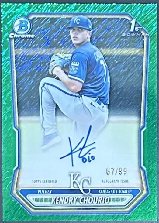 Kendry Chourio [Green Shimmer Refractor] #CPA-KC