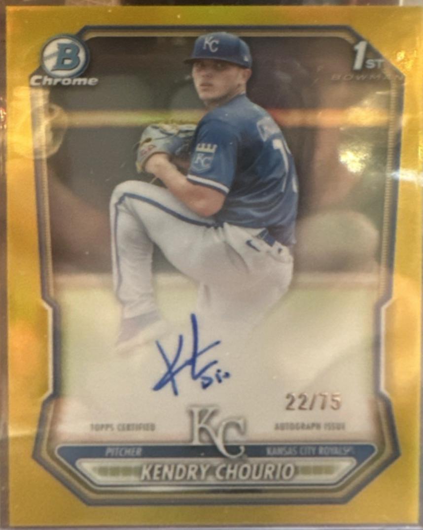 Kendry Chourio [Yellow X-Fractor] #CPA-KC