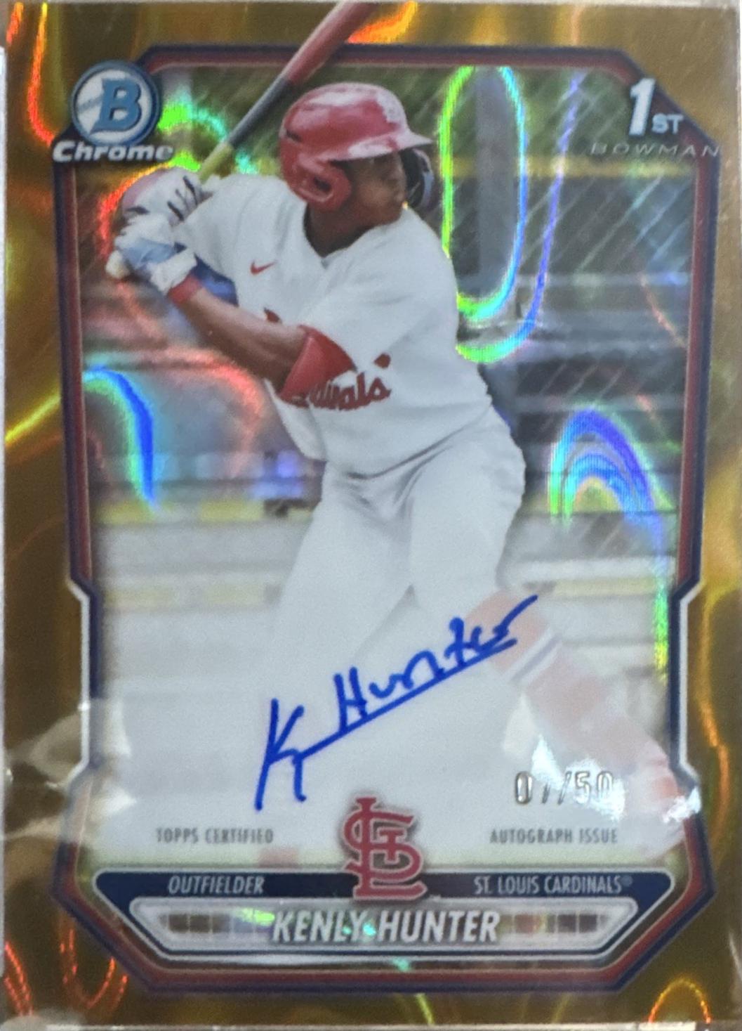 Kenly Hunter [Gold Lava Refractor] #CPA-KH