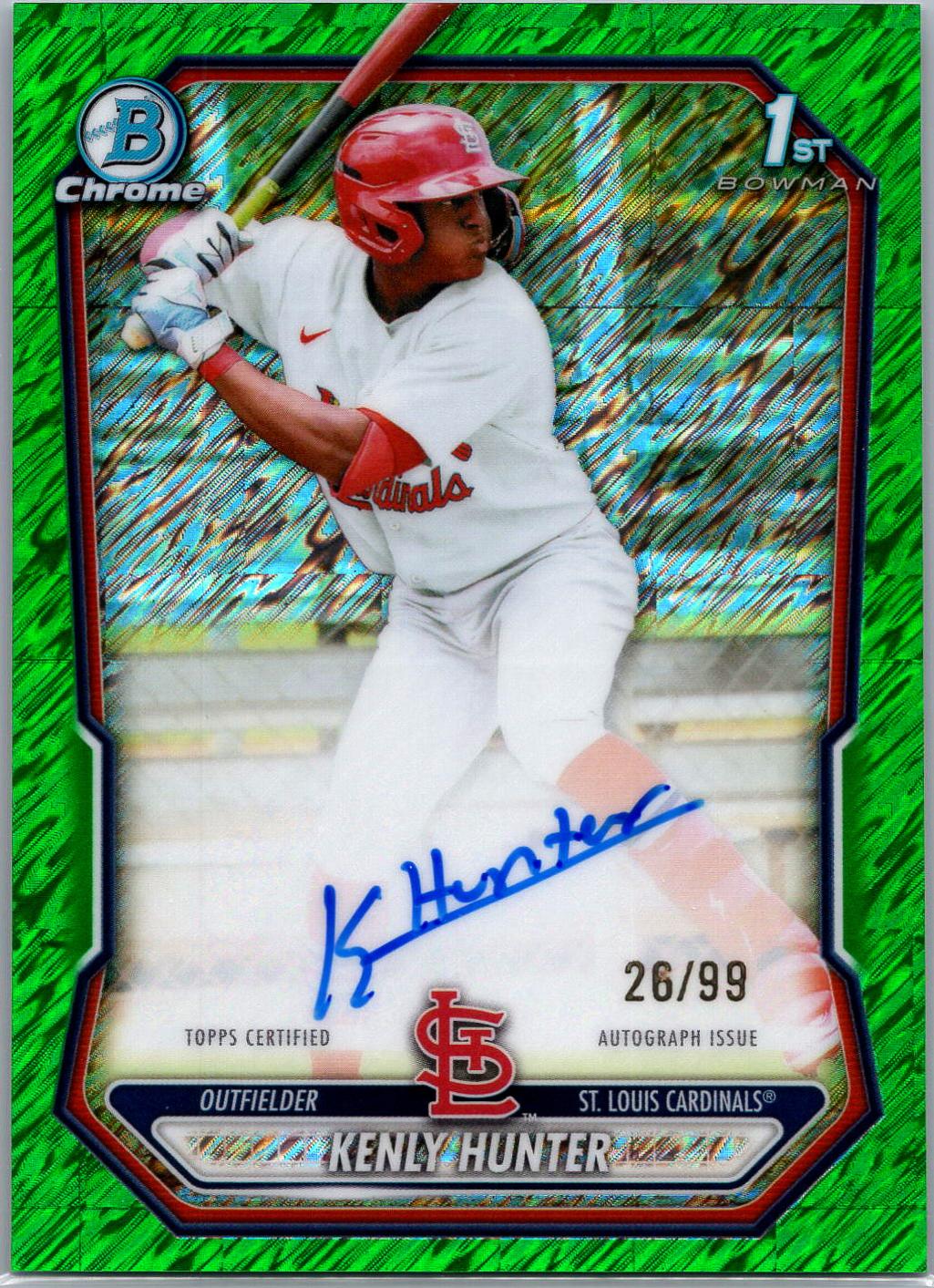 Kenly Hunter [Green Shimmer Refractor] #CPA-KH