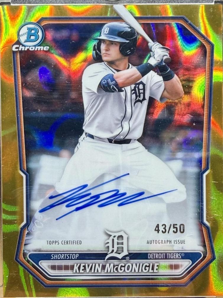 Kevin McGonigle [Gold Lava Refractor] #CPA-KMC