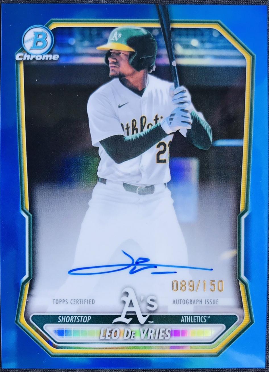 Leo De Vries [Blue Refractor] #CPA-LDE
