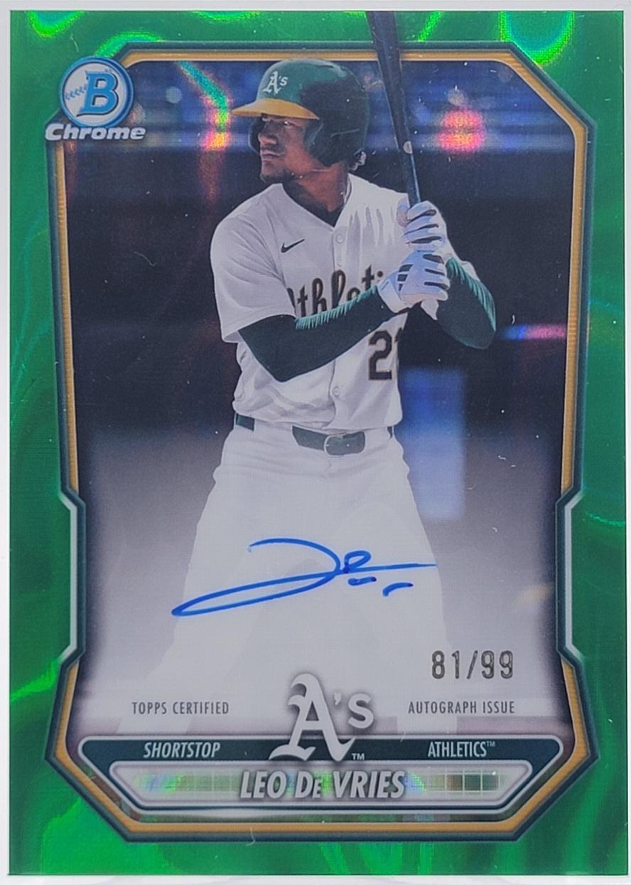 Leo De Vries [Green Lava Refractor] #CPA-LDE