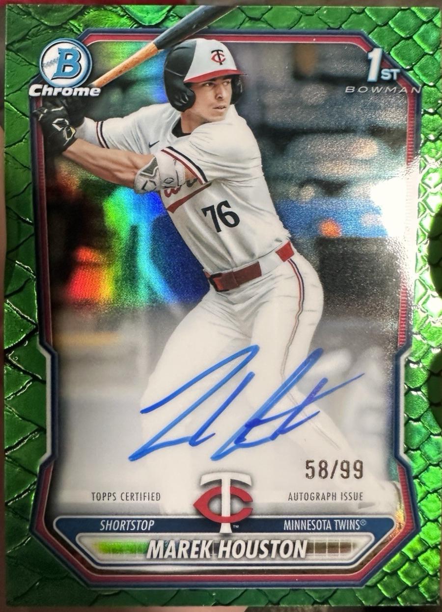 Marek Houston [Green Reptilian Refractor] #CPA-MHO