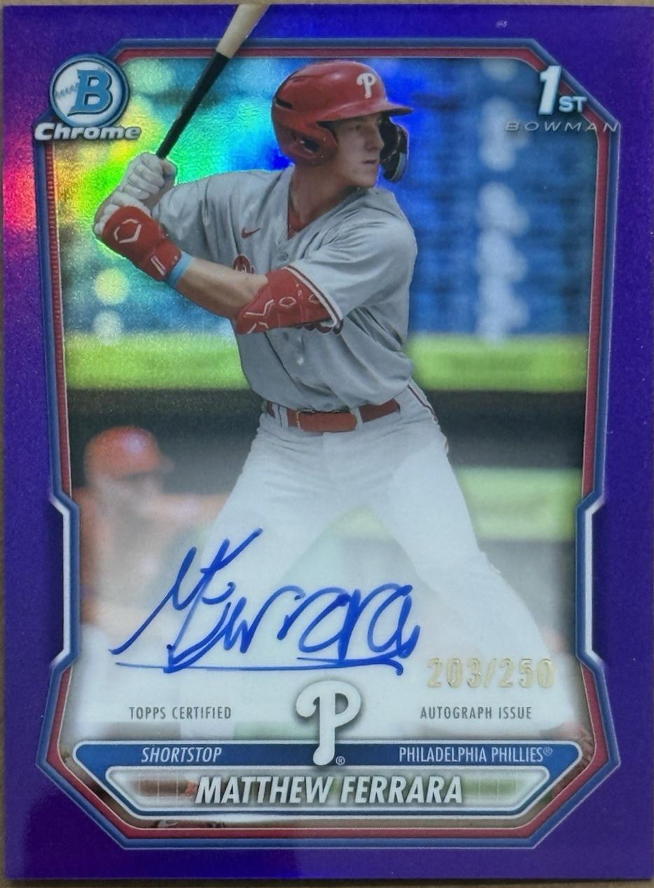 Matthew Ferrara [Purple Refractor] #CPA-MF