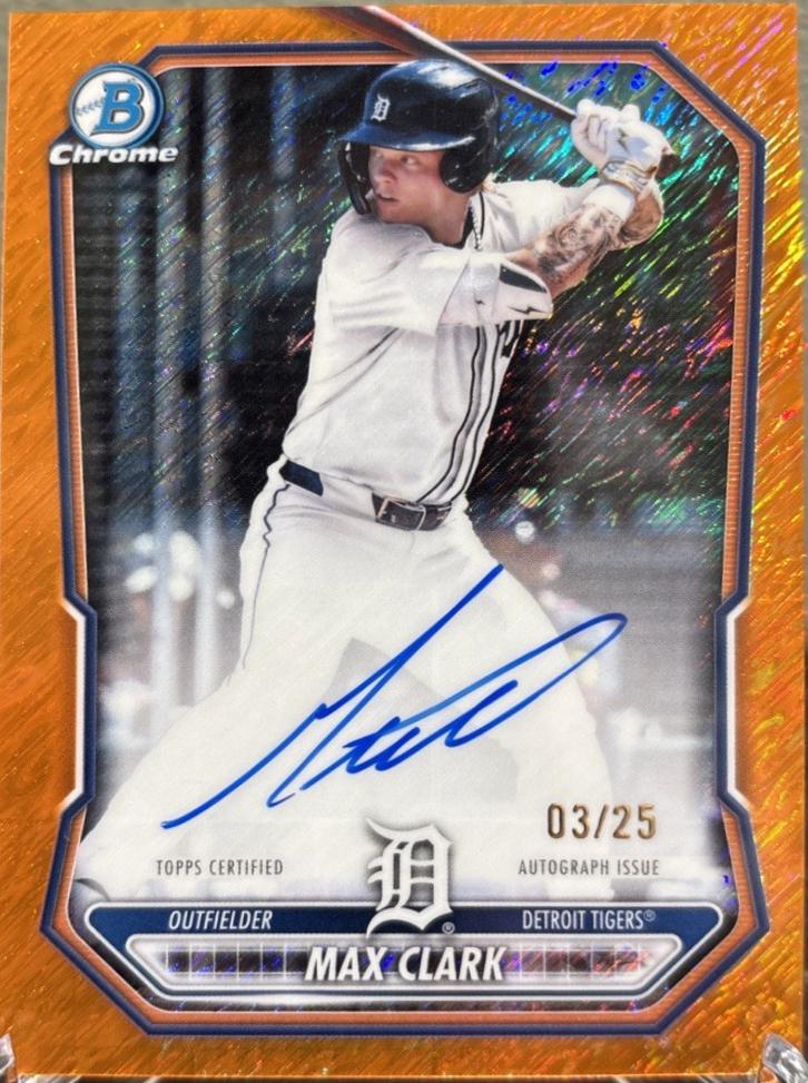 Max Clark [Orange Wave Refractor] #CPA-MC
