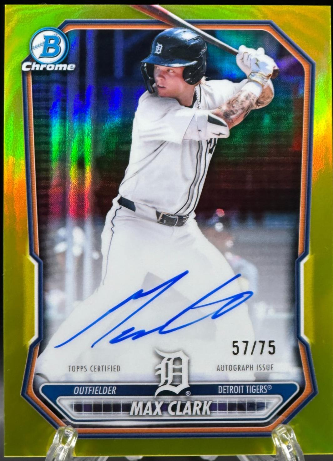 Max Clark [Yellow Refractor] #CPA-MC
