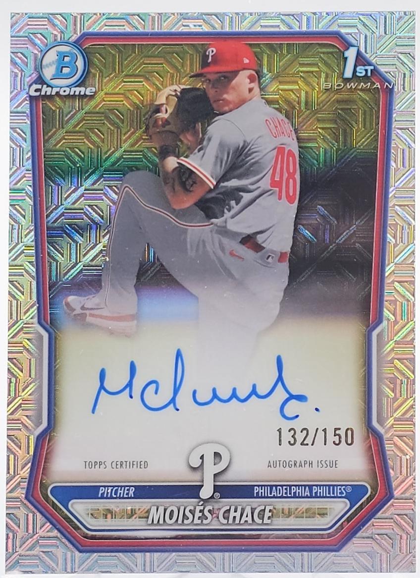 Moises Chace [Blue Mojo Refractor] #CPA-MCH