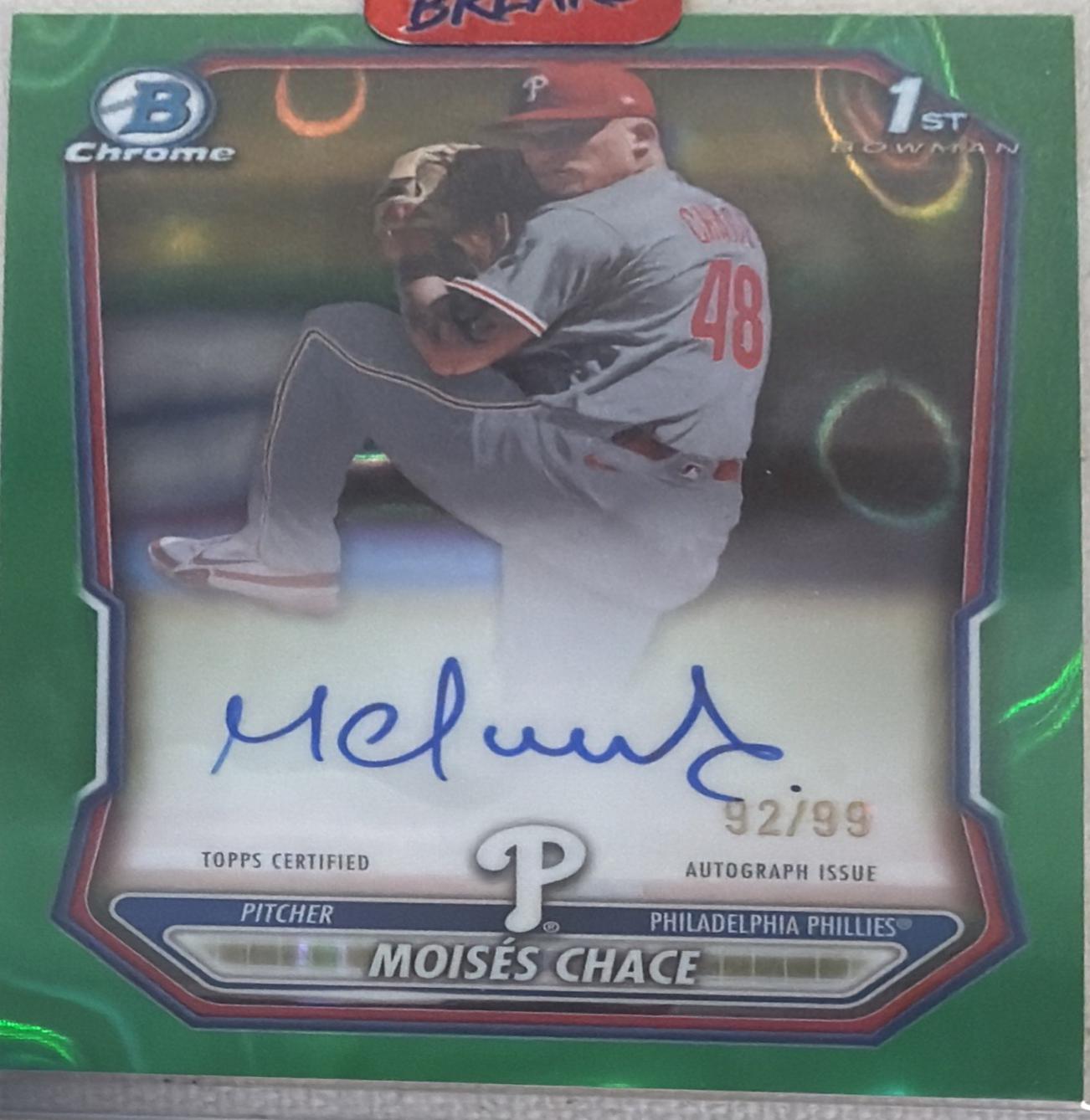 Moises Chace [Green Refractor] #CPA-MCH