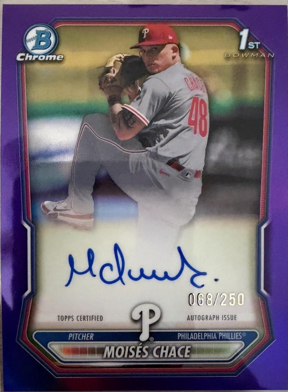 Moises Chace [Purple Refractor] #CPA-MCH