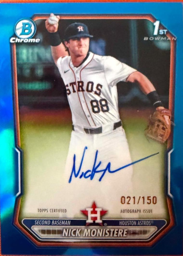 Nick Monistere [Blue Refractor] #CPA-NM