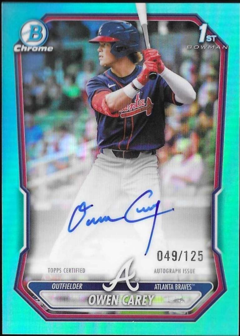 Owen Carey [Aqua Refractor] #CPA-OC