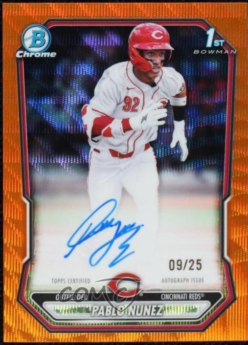 Pablo Nunez [Orange Wave Refractor] #CPA-PN