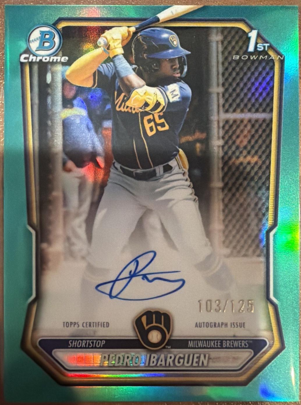 Pedro Ibarguen [Aqua Refractor] #CPA-PI