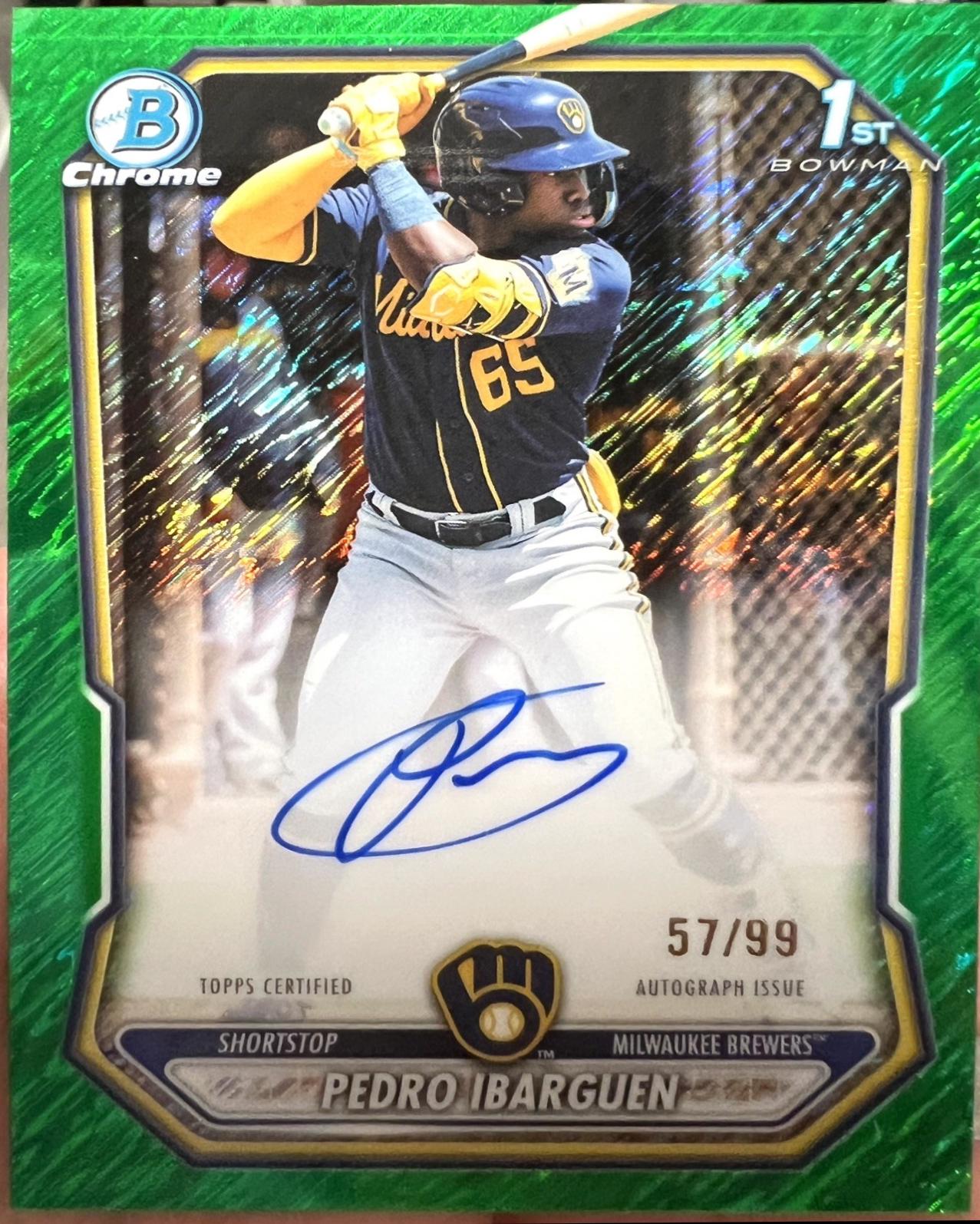 Pedro Ibarguen [Green Refractor] #CPA-PI