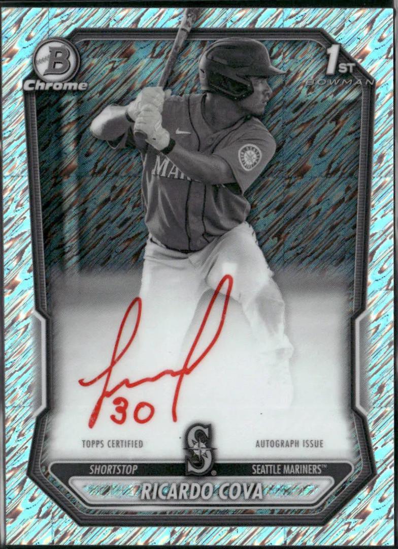 Ricardo Cova [Black White Shimmer Refractor] #CPA-RC