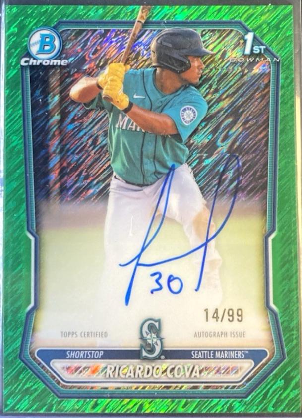 Ricardo Cova [Green Shimmer Refractor] #CPA-RC